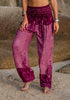 High Crotch Harem Pants - Cute Mandala - Pink