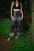 Warm Blanket Trousers - Love Hearts - Grey/Maroon