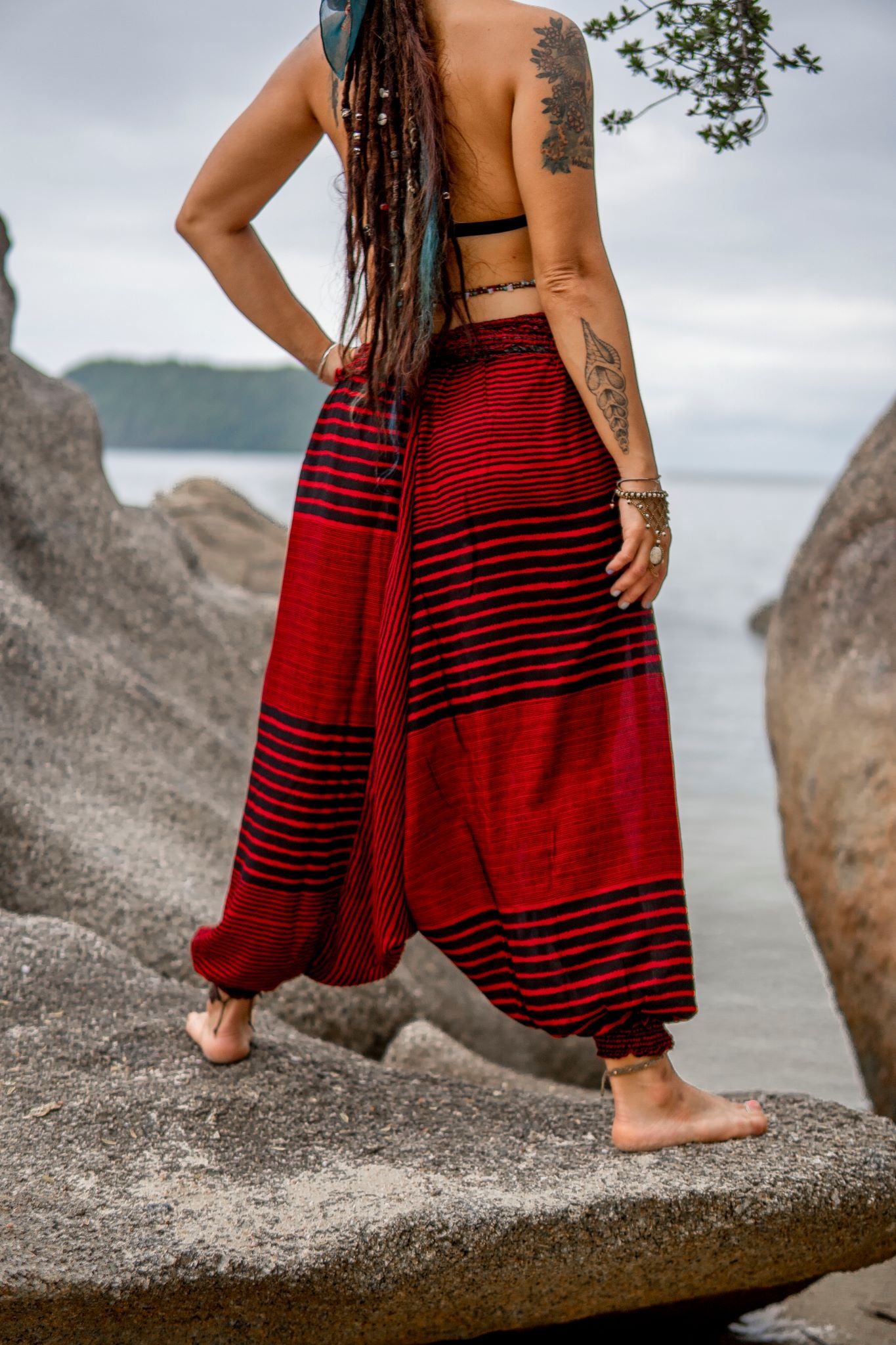 Ninja Warrior AGUNG - Comfortable & stylish cotton harem drop crotch pants  – VALO Design Clothing